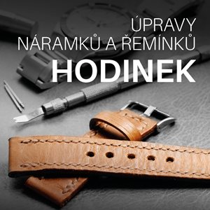 Úpravy náramků a řemínků hodinek v prodejnách Corial