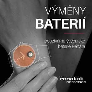 Výměny baterií hodinek v prodejnách Corial